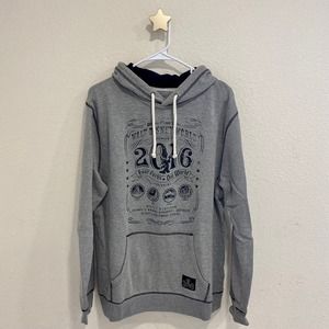 Disney Parks Walt Disney World Four Parks One World Gray Hoodie Size M